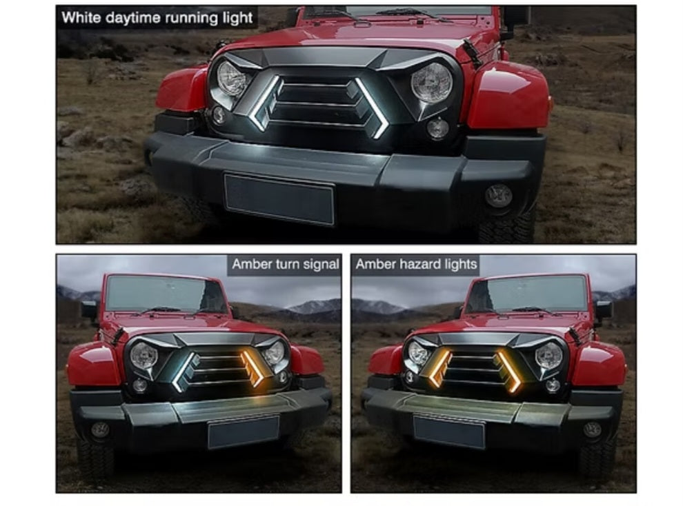 JK Avenger LED Grill (DRL+Indicator)