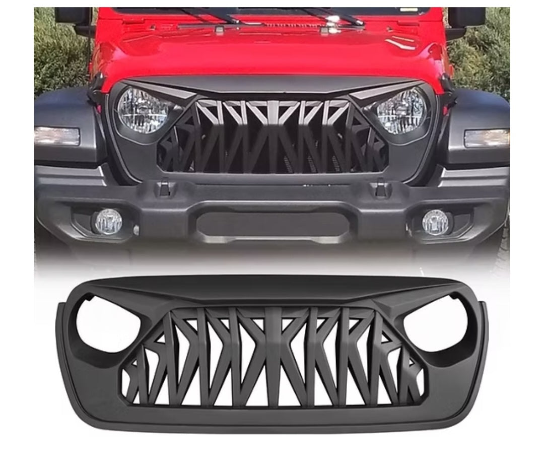 JL Mustang Grill Matte Black