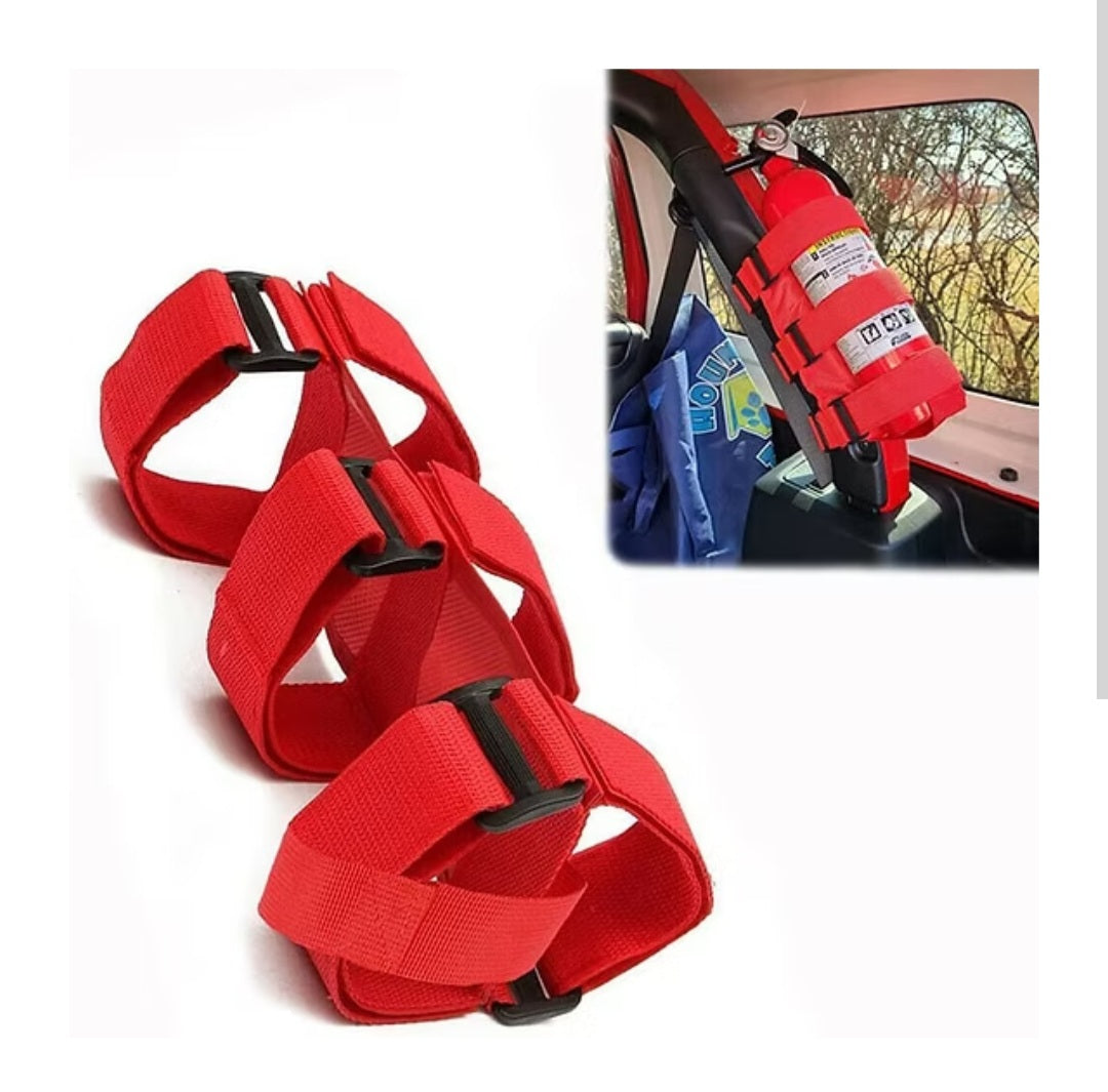 Roll bar extinguisher holder - RED