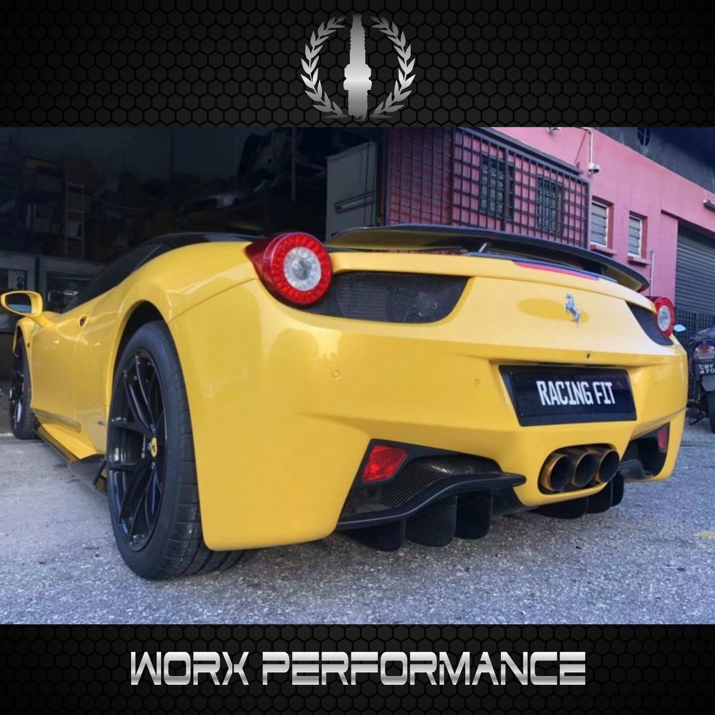 Ferrari 458 Italian N-Style Carbon Fiber Body Kit
