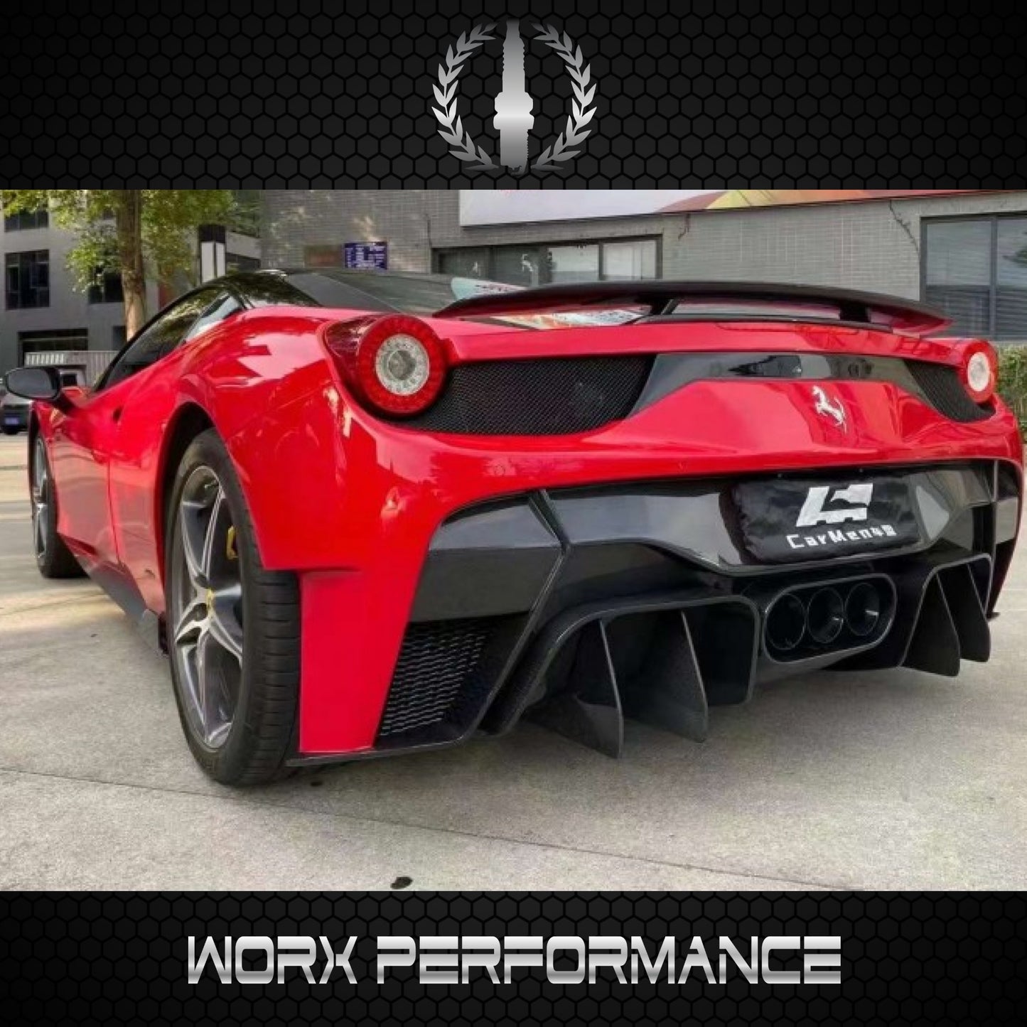 Ferrari 458 Carbon Fiber Boot Spoiler
