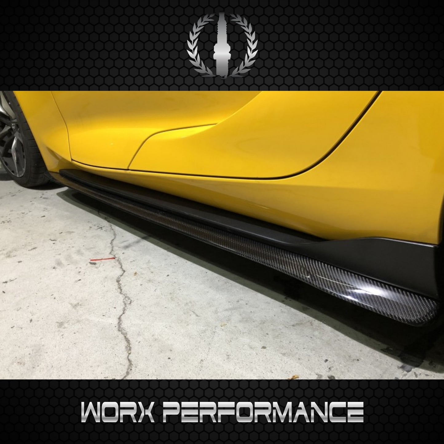 Toyota Supra A90 Carbon Fiber Side Skirts
