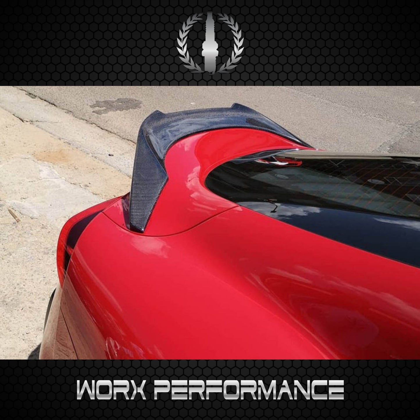 Toyota Supra MK5 V-Style Carbon Fiber Boot Spoiler