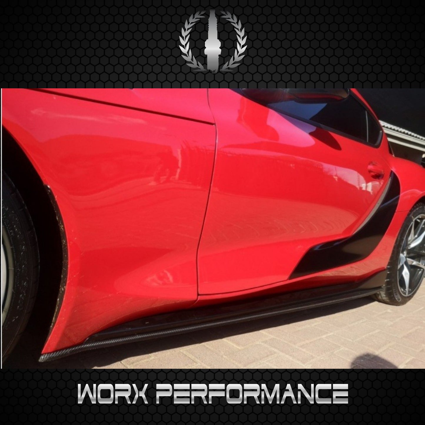 Toyota Supra A90 MX-Style Side Skirt