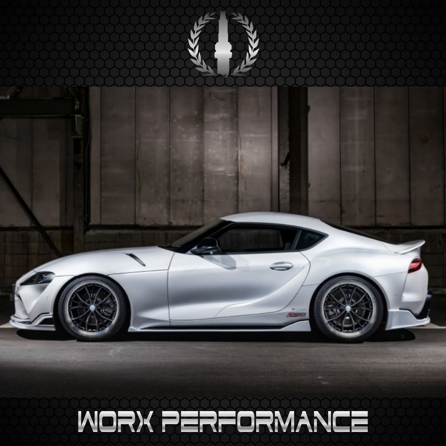 Toyota Supra A90 MZ Speed-Style 5PCS Carbon Fiber Diffuser