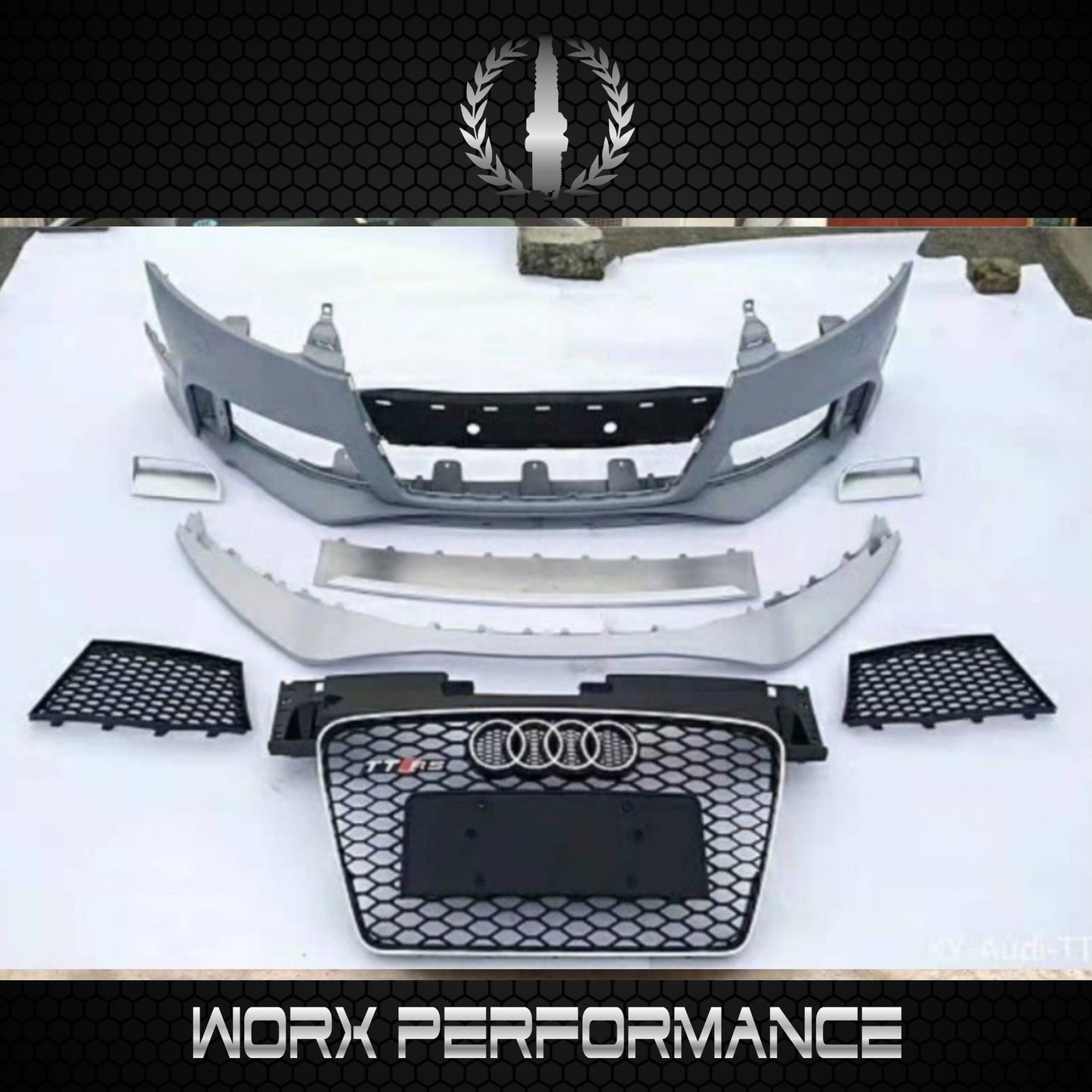 Audi TT 08-14 RS Front Bumper W/ Grille