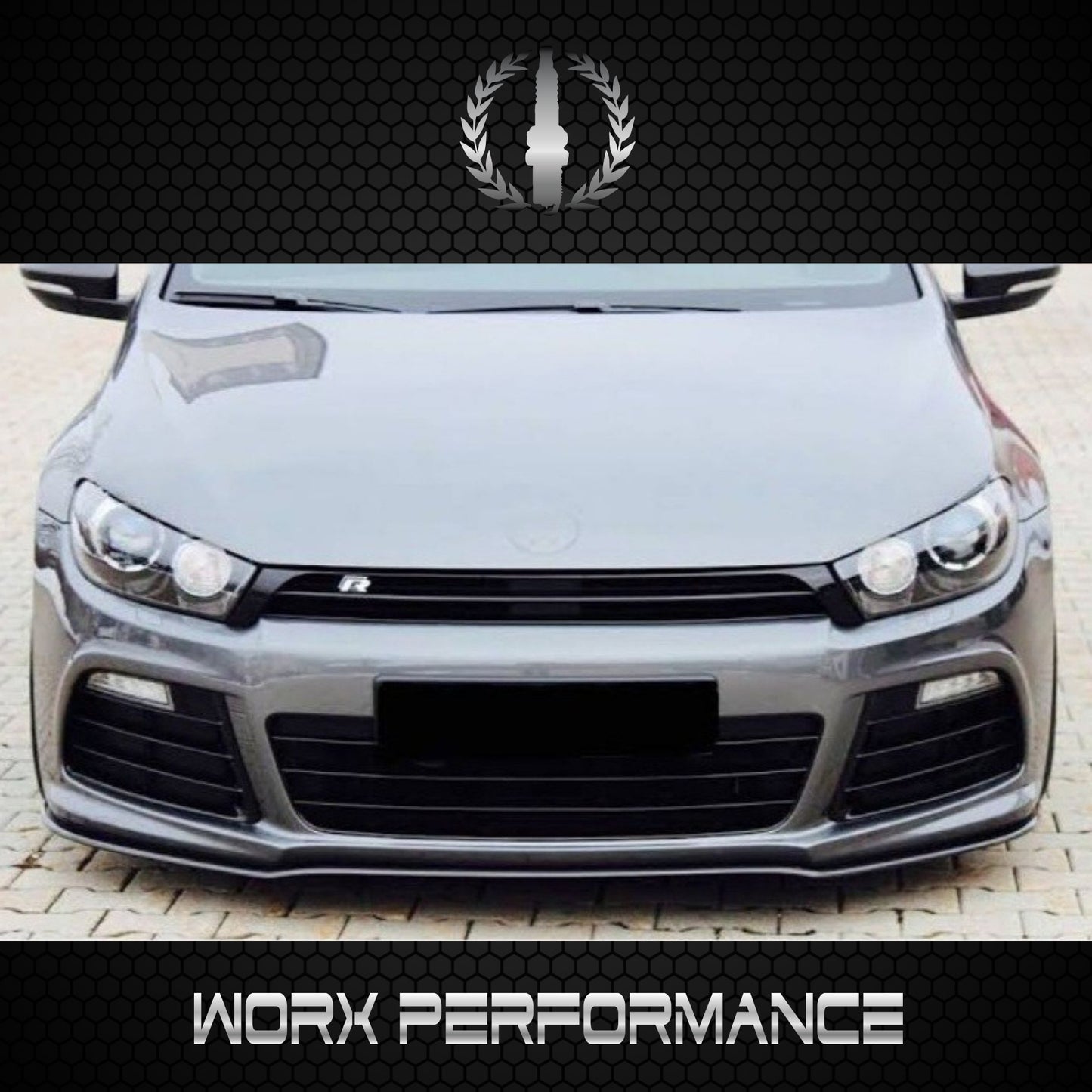 VW Scirocco R KS-Style Carbon Fiber Front Lip