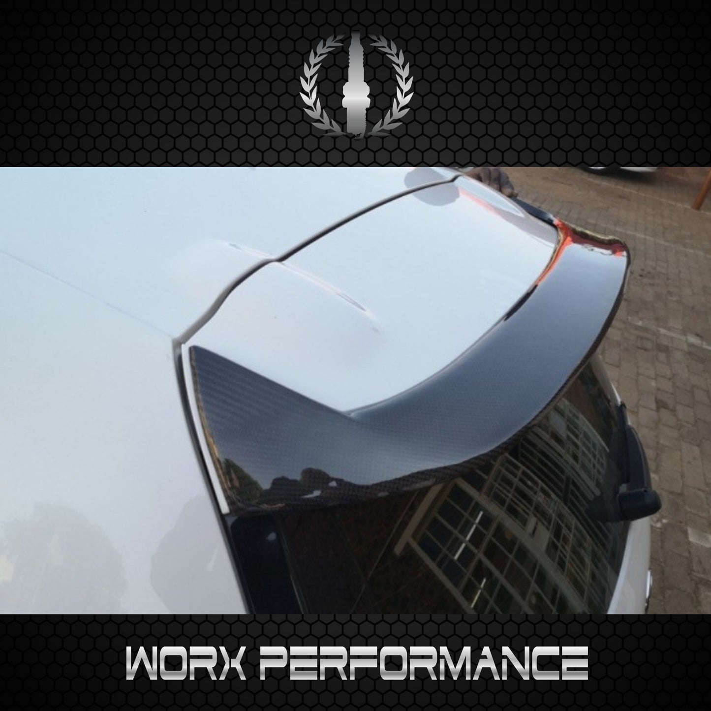 VW Scirocco C-Style Carbon Fiber Roof Spoiler