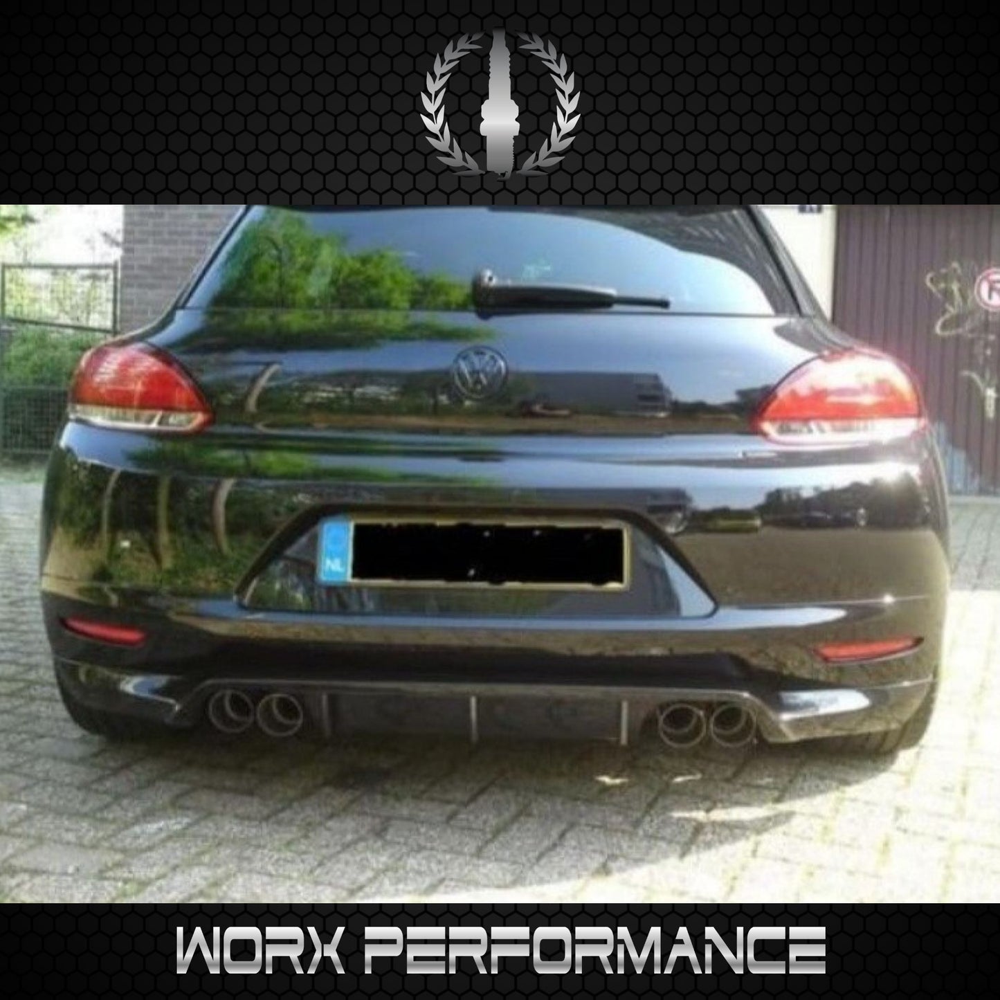 VW Scirocco O-Style Rear Diffuser