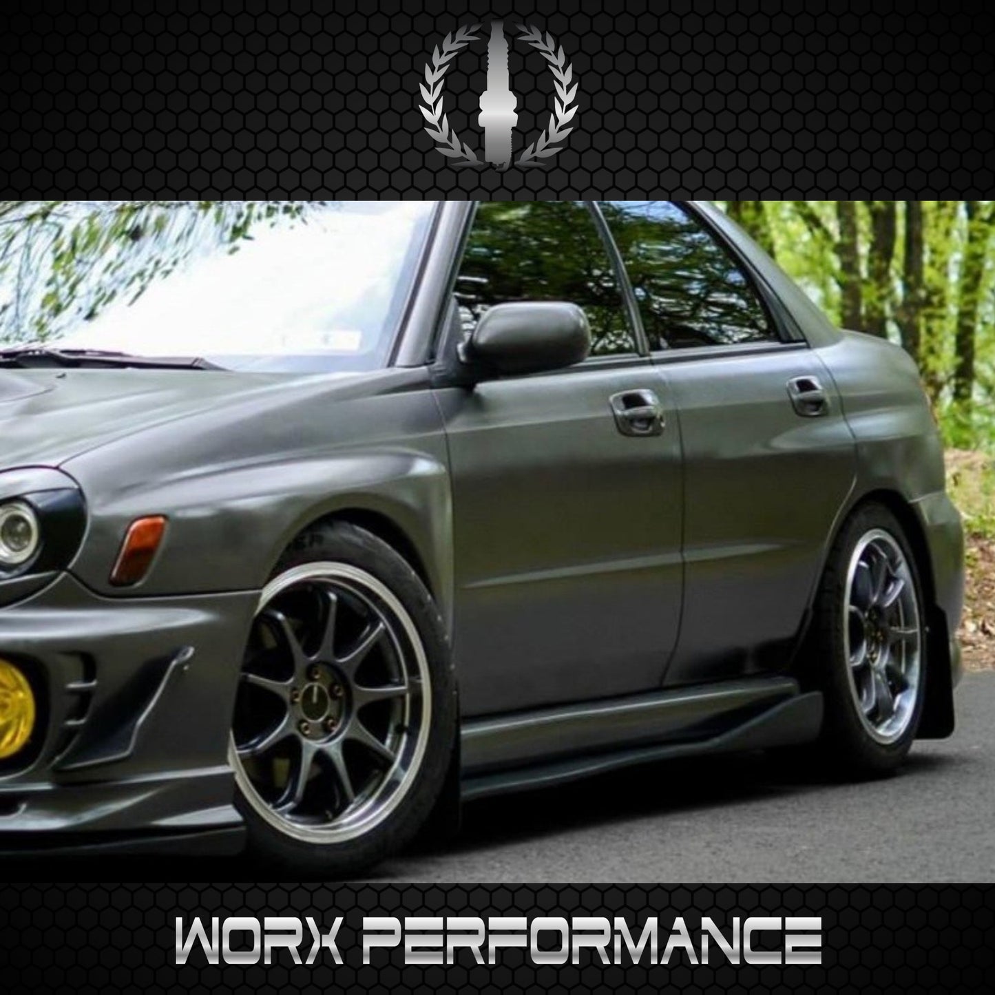 Subaru Impreza GDA GDB GDF Cs Style Side Skirt