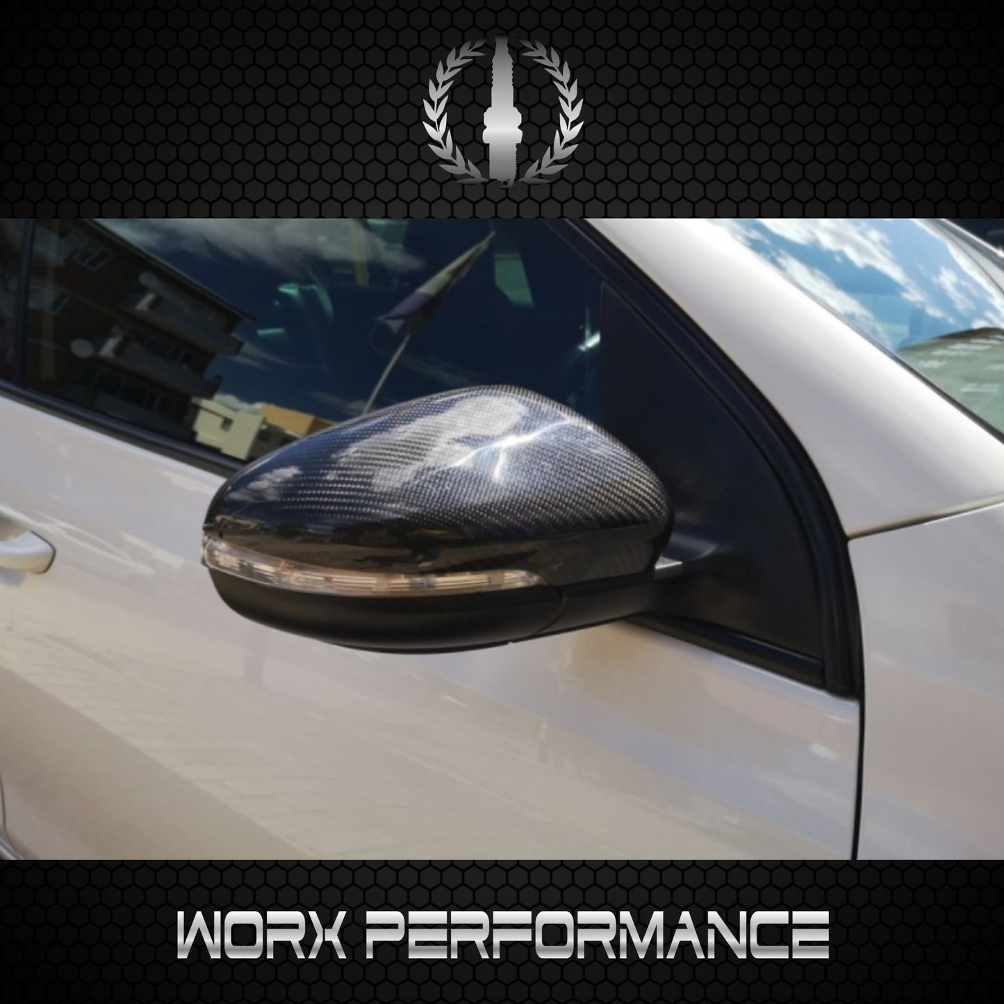 Golf 6 Carbon Fiber Mirror Cover