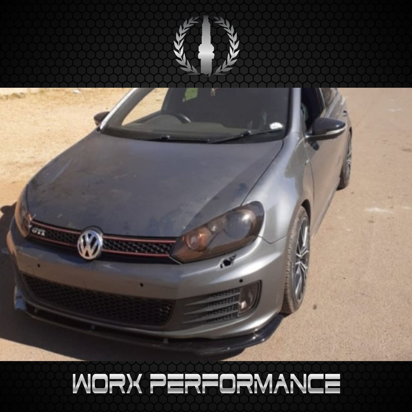 Golf 6 GTI 3PCS Front Lip