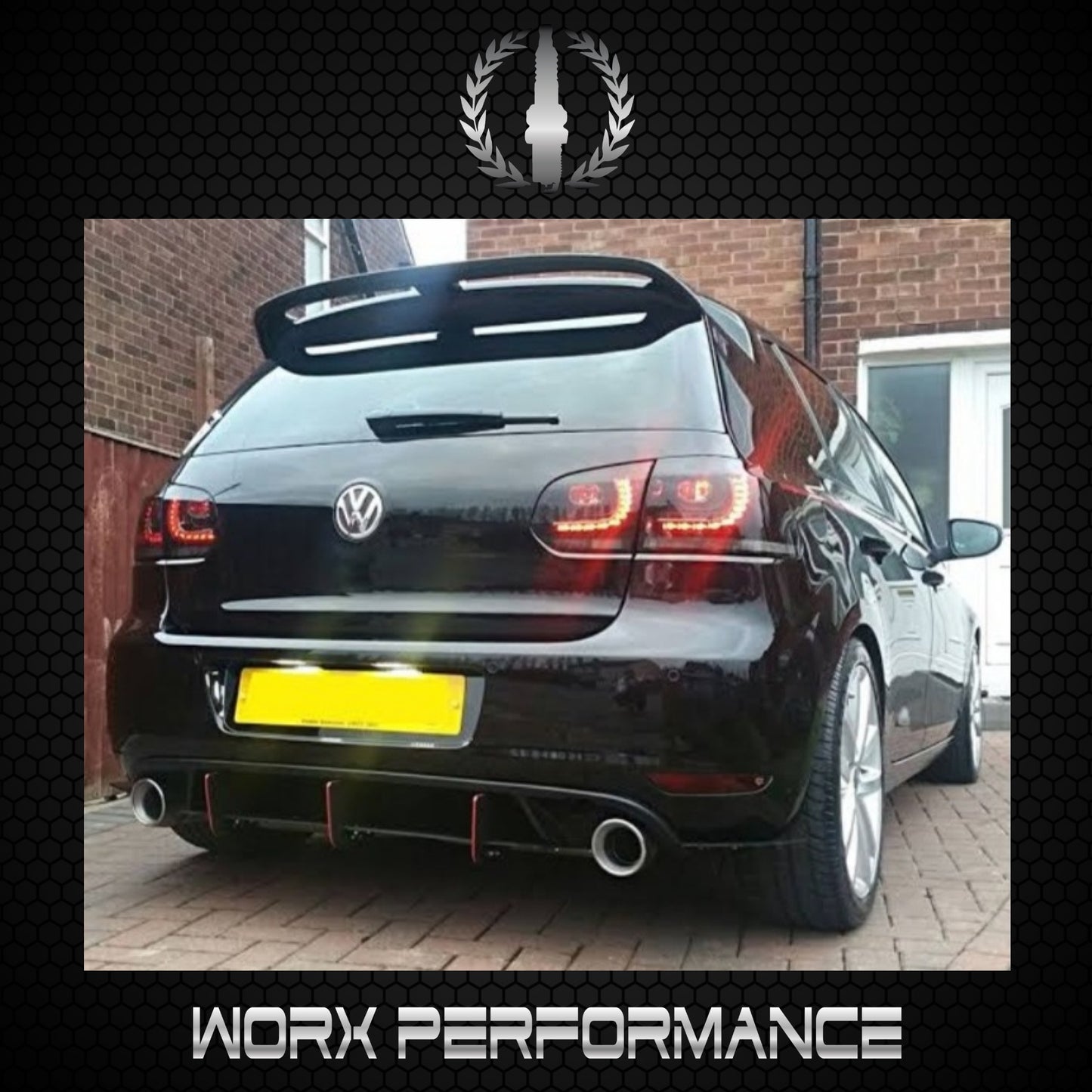 Golf 6 GTI MX-Style Rear Diffuser