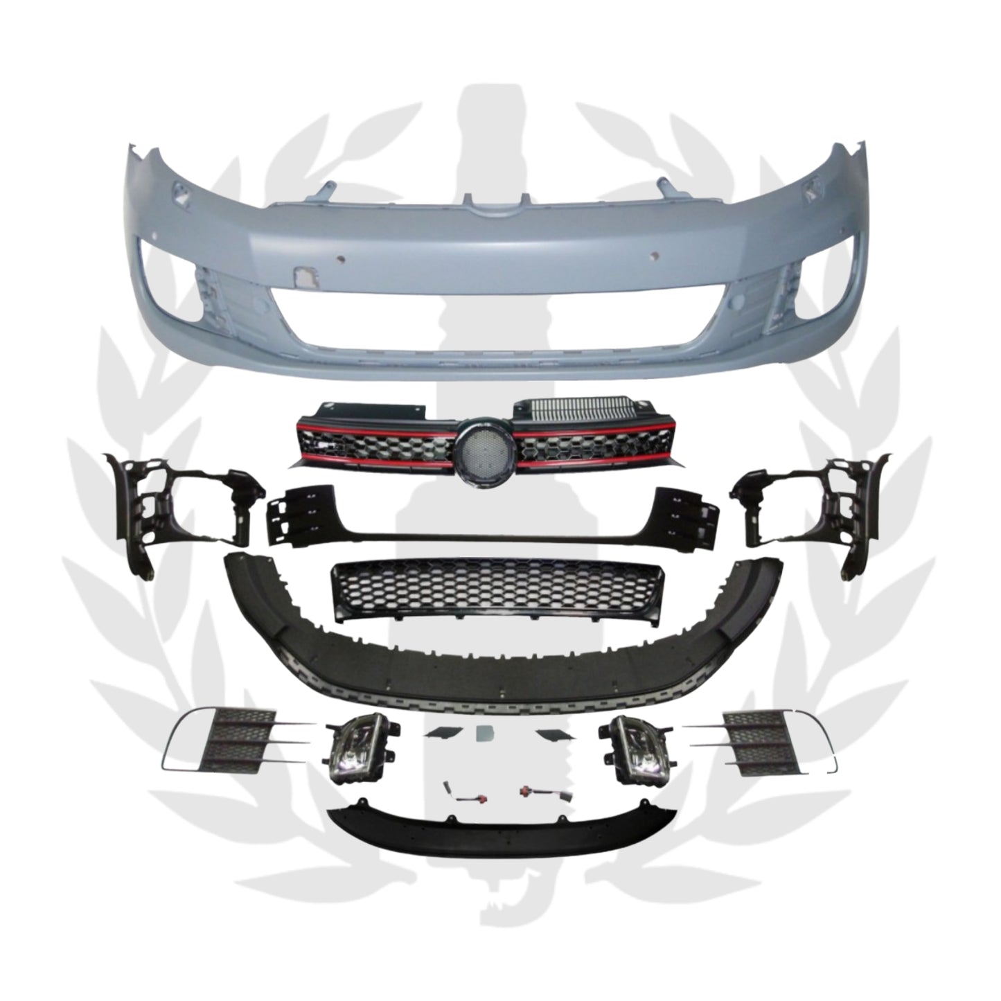 Golf 6 GTI Front Bumper W/Grille W/Foglamp