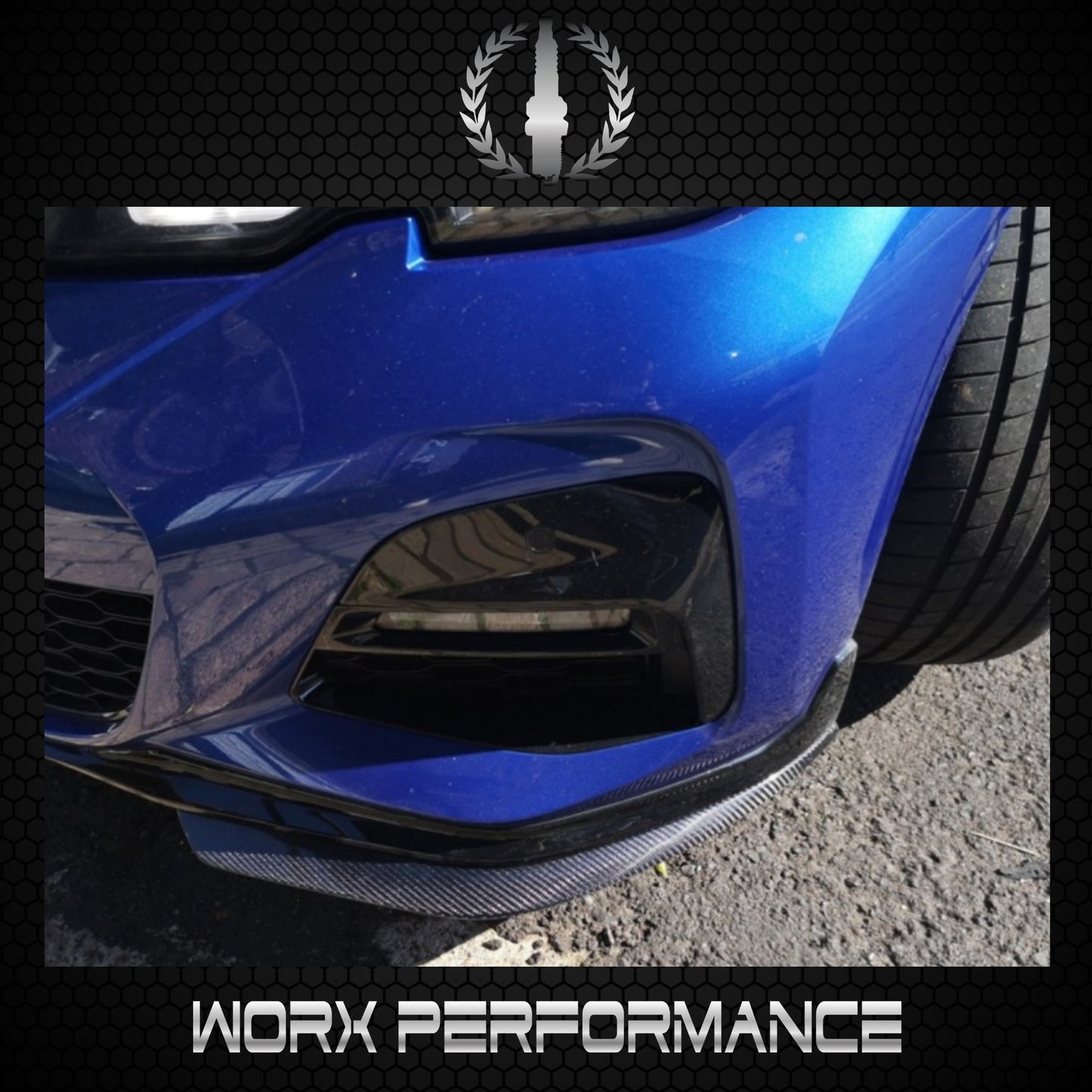 G20 MP-Style Carbon Fiber Front Splitters