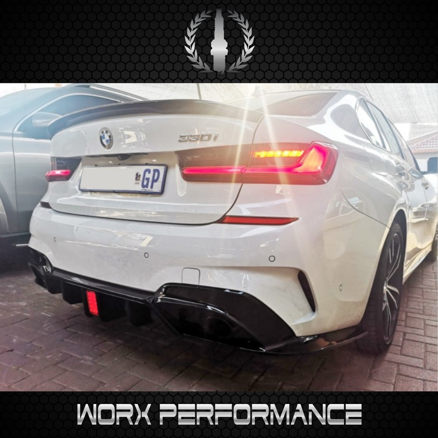 G20 CP Style Rear Diffuser W/LED