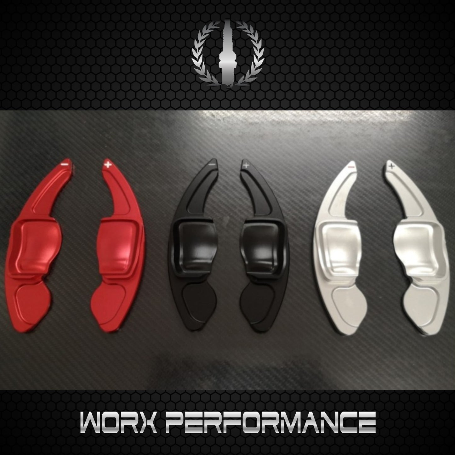 VW Golf MK5 MK6 GTI R32 Paddle Shift-RED