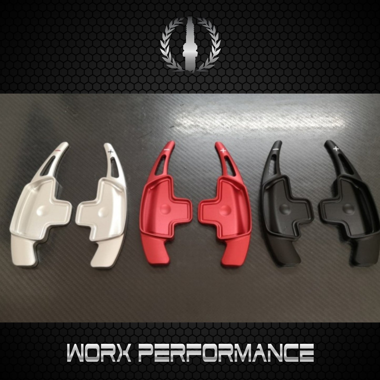 Mercedes Benz W176 W246 W205 W212 W222 C117 Paddle Shift-RED