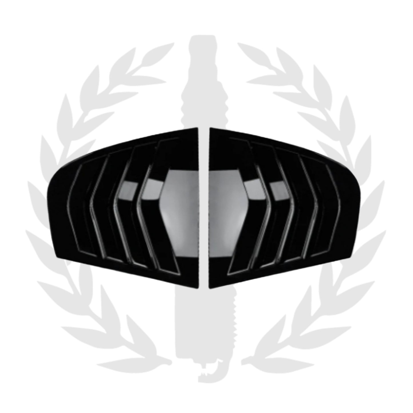 BMW E90 Gloss Black Window Louvers