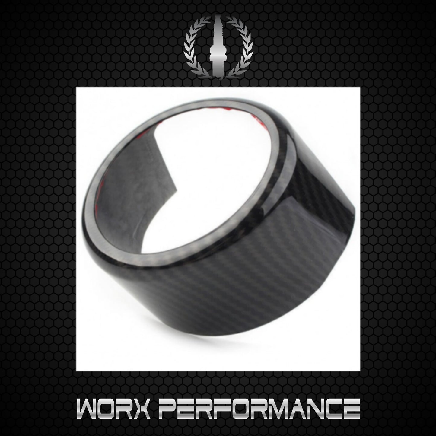 Alfa Romeo Guilia 15-18 Carbon Fiber Logo Cover