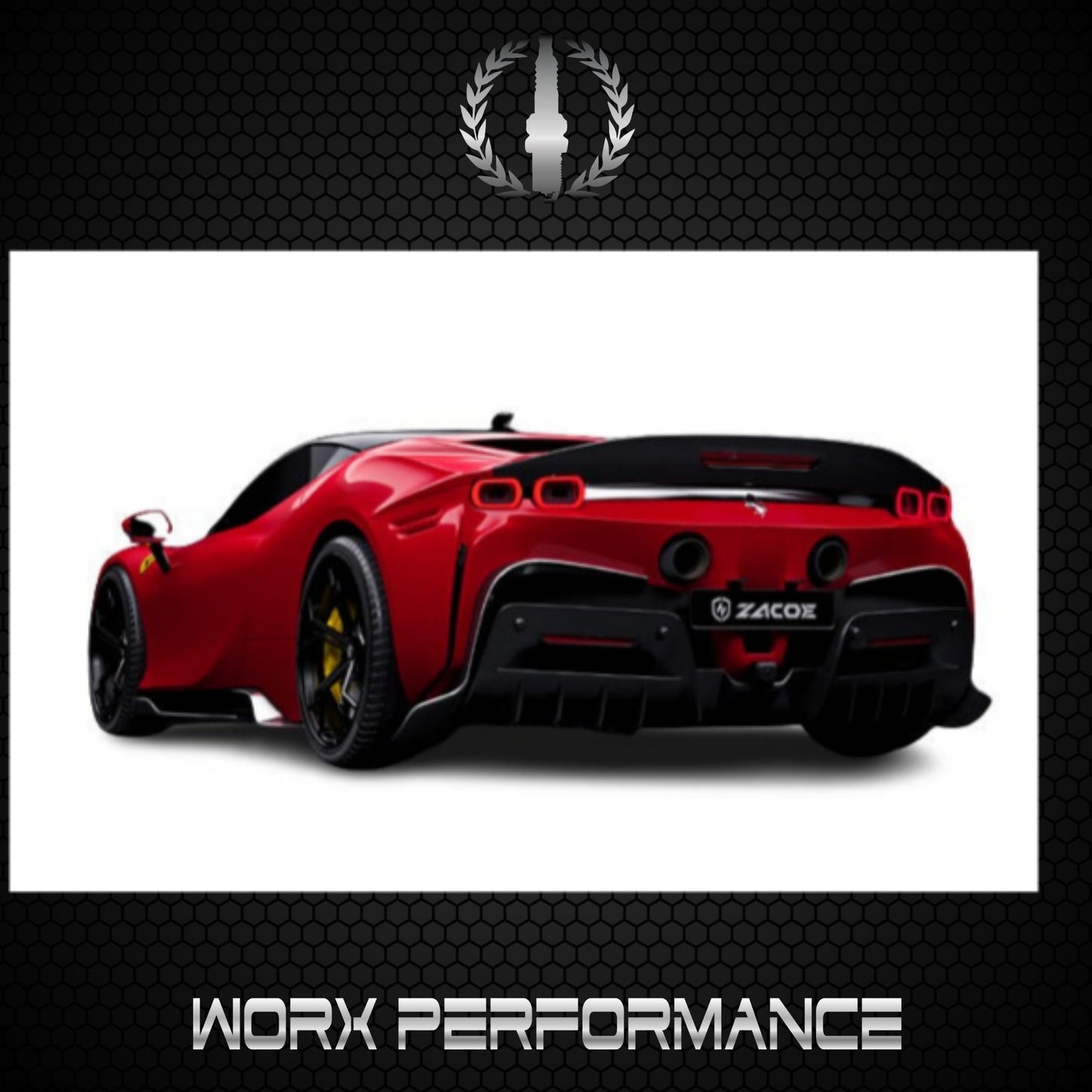 Ferrari SF90 Carbon Fiber Rear Spoiler