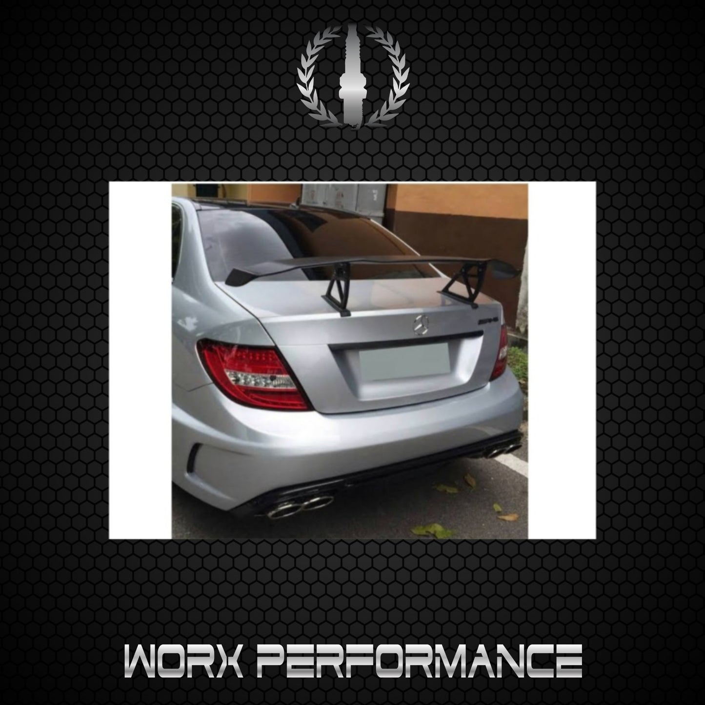 Universal W204 V-Style GT Wing