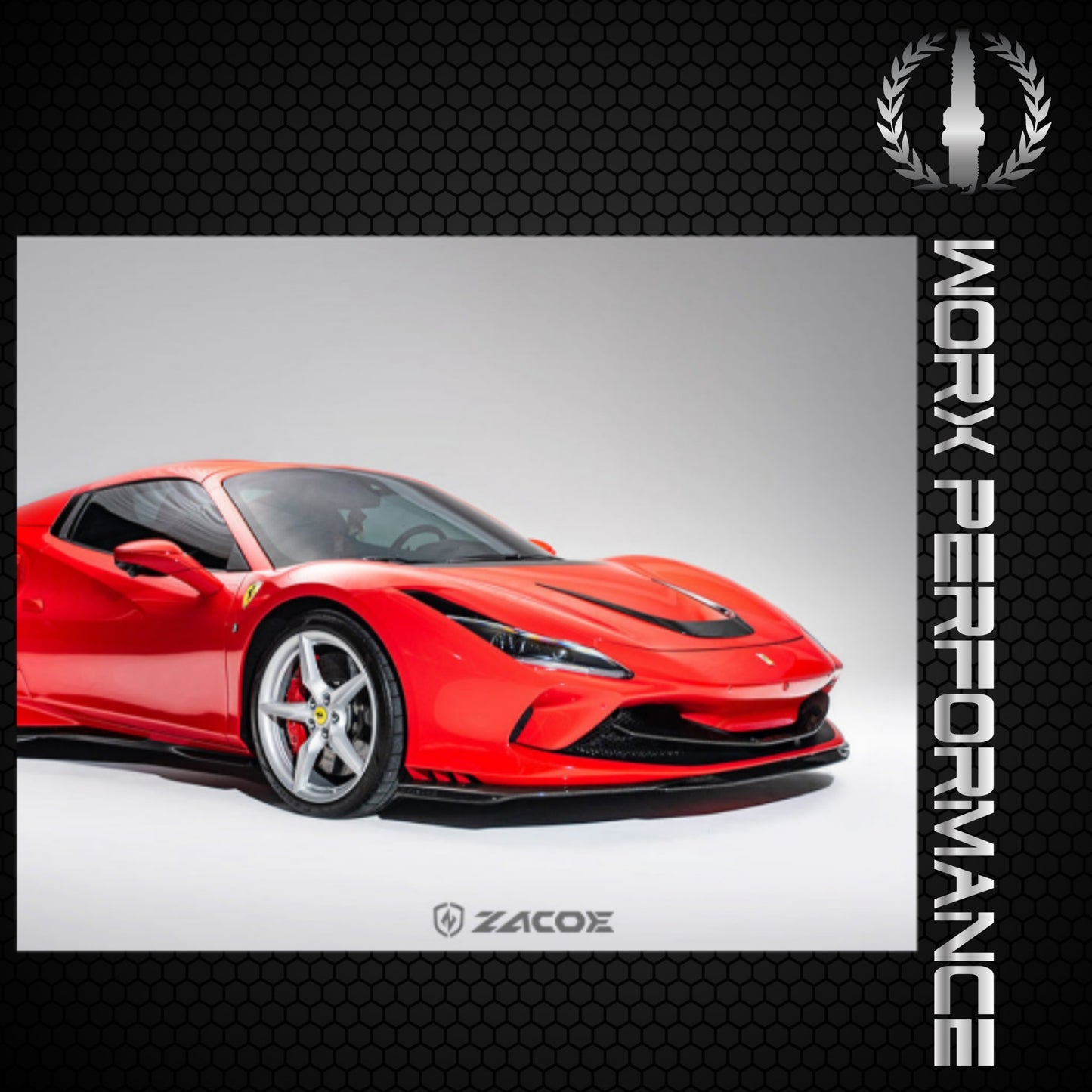 Ferrari F8 Tributo Carbon Fiber Side Skirts