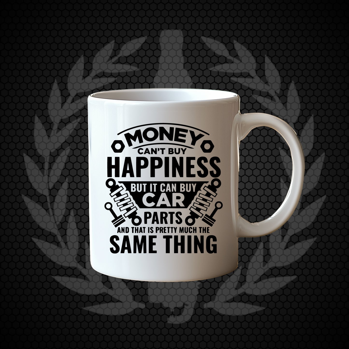 Mug - Money Cant Buy Happiness But It Can Buy Car Parts