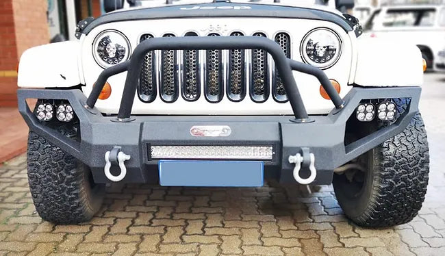JK/JL Longhorn Full Width LED Lite Front Bumper (not for Winch)