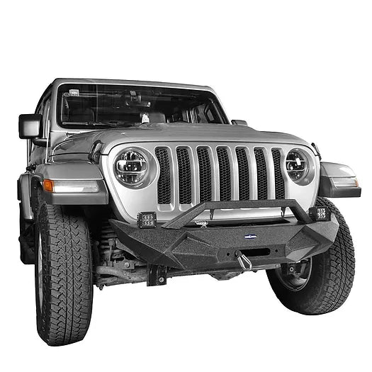 JK/JL Longhorn Stubby Front Bumper w/ Bull Bar