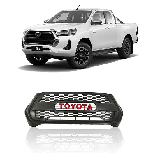 Hilux Revo 2021 Grill - Matte Black