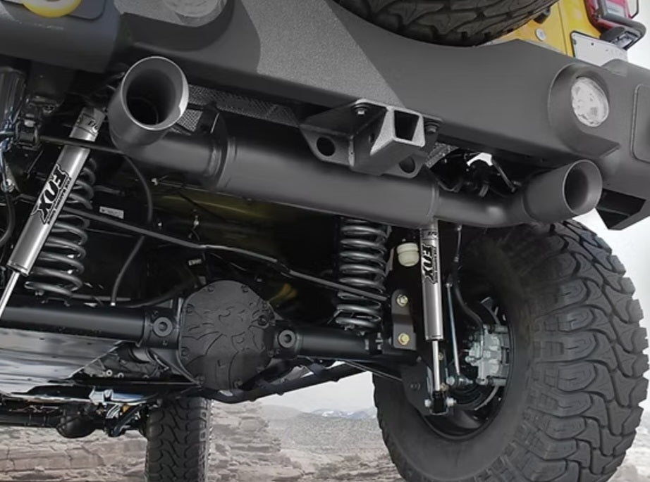 JL Black Ceramic Coated Dual Exhaust (Stainless Steel)