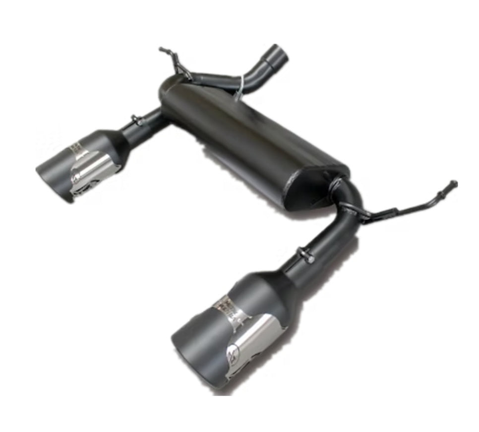 JL Black Skull Exhaust (Stainless Steel)