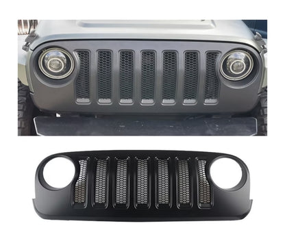 New JL Style Black Mesh Grille for Jeep Wrangler JK / JKU 2007-2018