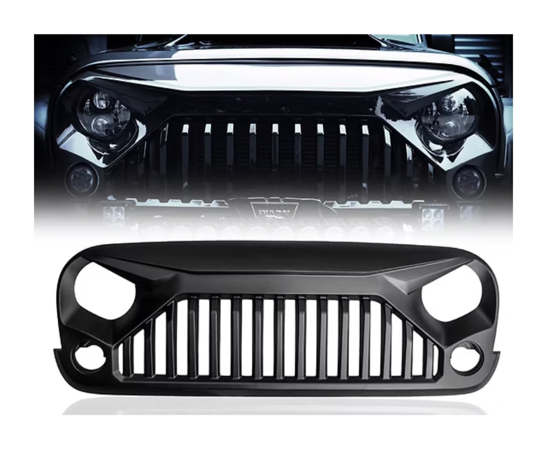 Monster Matte Black Grill with Metal Mesh