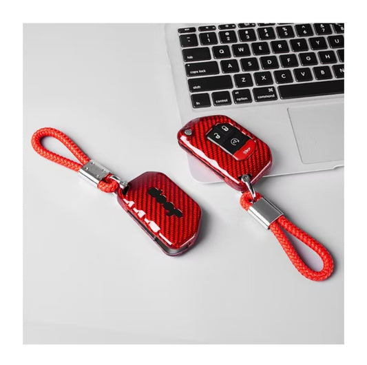 JL/JT Carbon Fiber Key Case (RED)