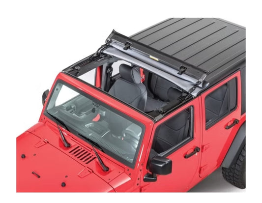 Half Soft Top Sunroof - 07-18 Wrangler JK (Rack included)