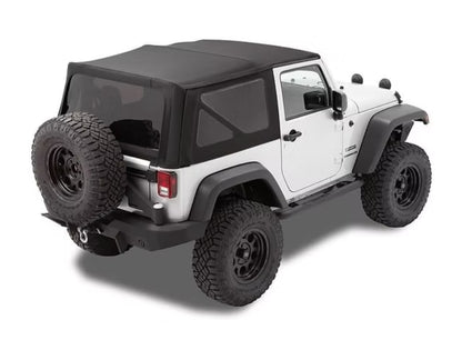 2-Door Soft Top - 2010-18 Wrangler JK (Rack not included)