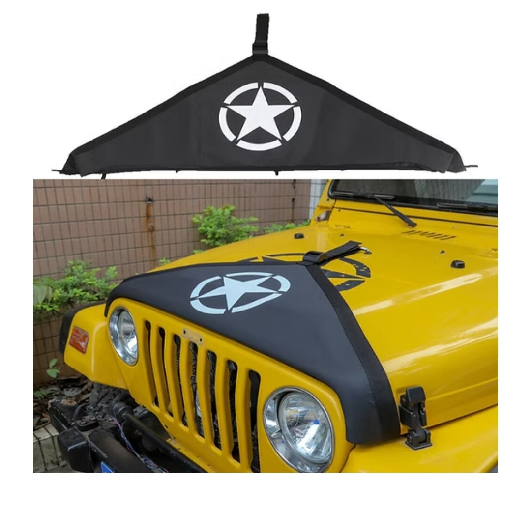 TJ Front Hood Cover Front End Bra Protector - Star