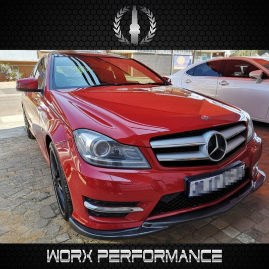 Mercedes Benz W204 12-15 AMG GH-Style Carbon Fiber Front Lip