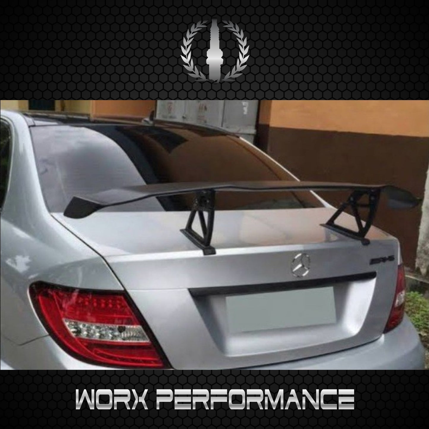 Mercedes Benz W204 V-Style GT Wing