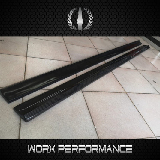 Mercedes Benz W204 C63 Carbon Fiber Side Skirts