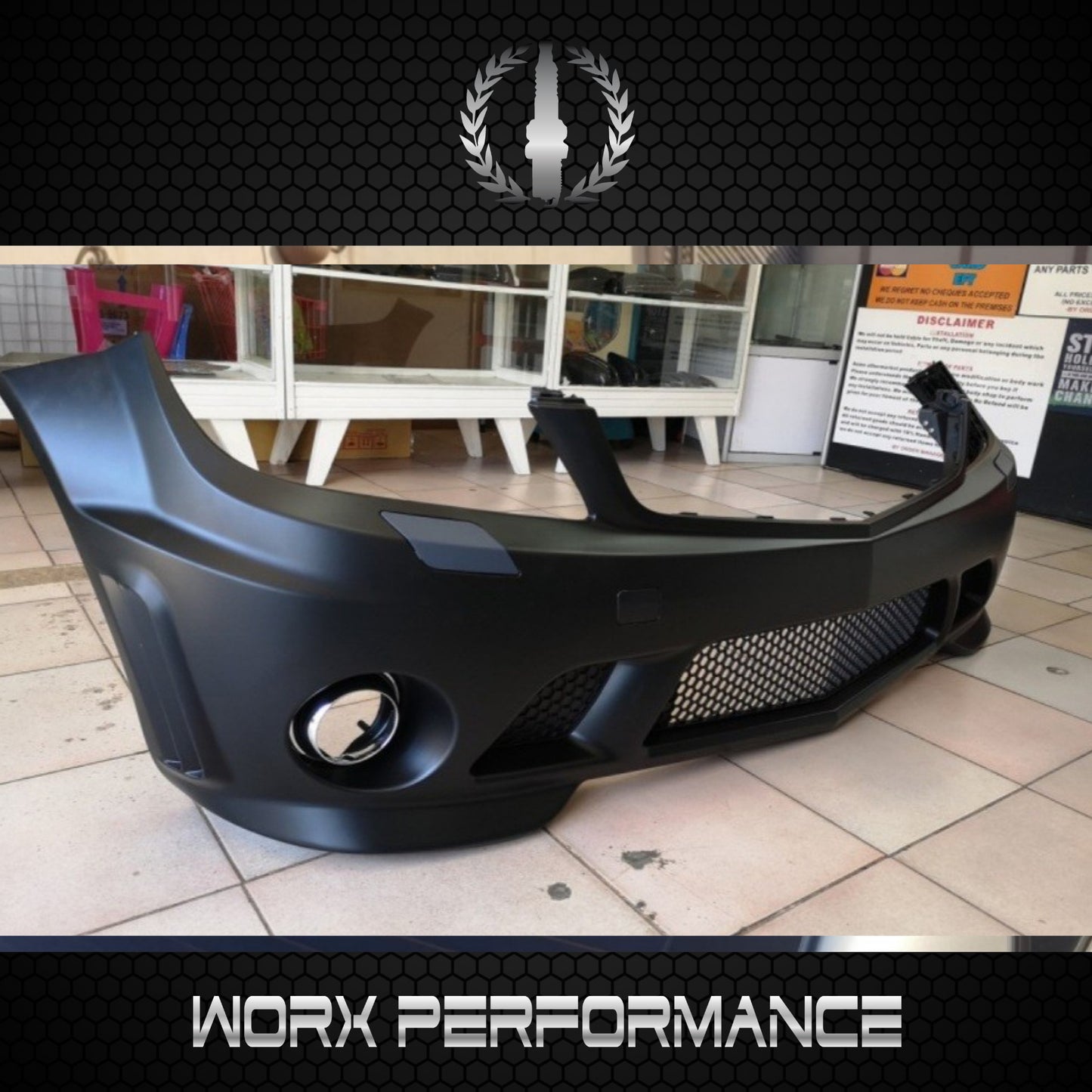 Mercedes Benz W204 08-11 C63 Style Front Bumper