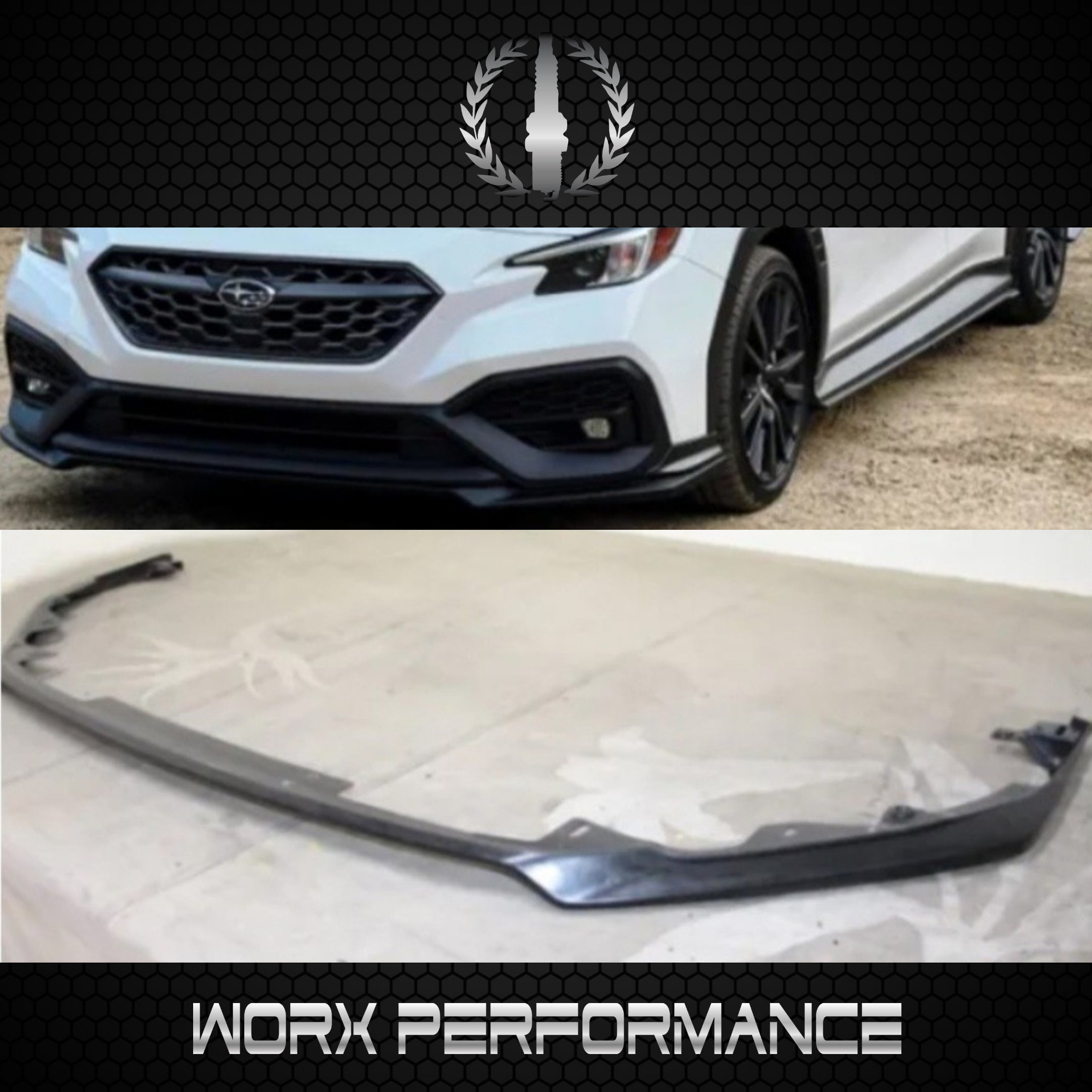 Subaru Impreza 2022 WRX STI Style Front Lip – Worx Performance