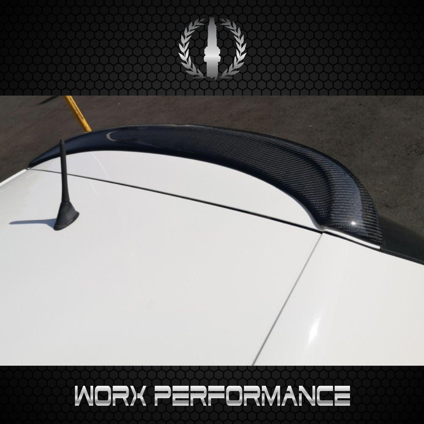 Golf 5 FSI TDI ABT Style Carbon Fiber Roof Spoiler