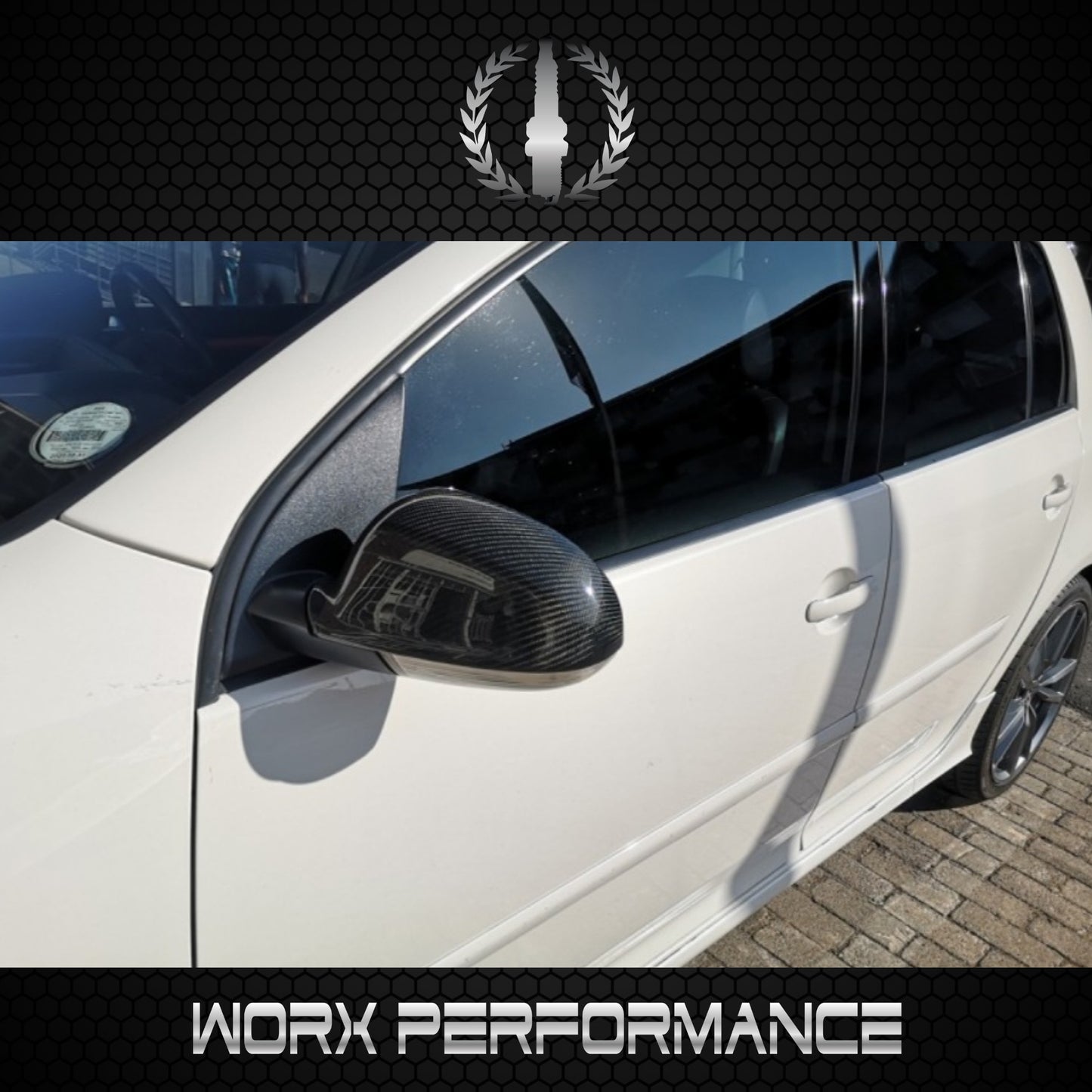 Golf 5 Carbon Fibre Mirror Cover