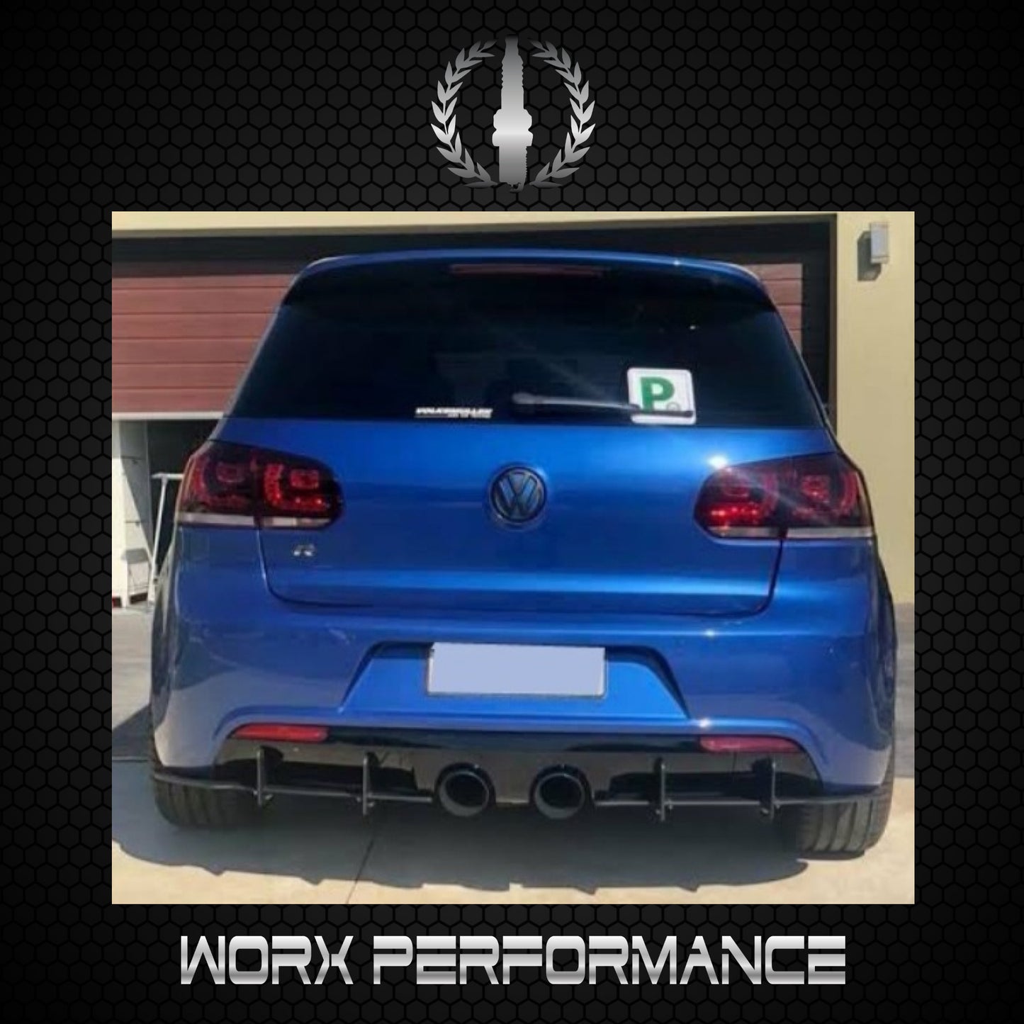 Golf 6R MX-Style Rear Diffuser