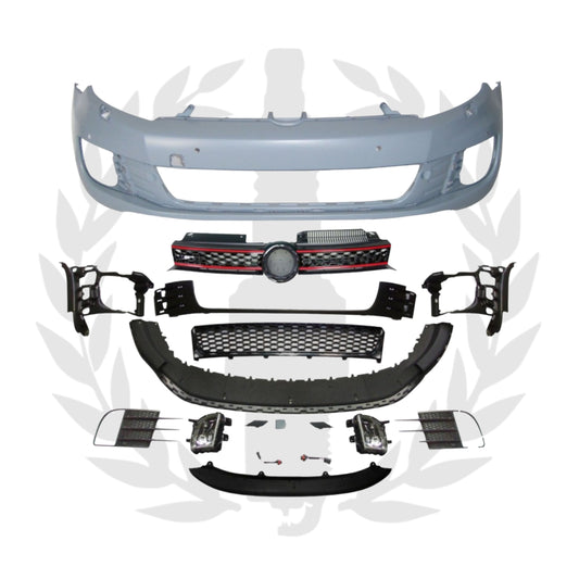Golf 6 GTI Front Bumper W/Grille W/Foglamp