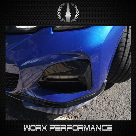 G20 MP-Style Carbon Fiber Front Splitters