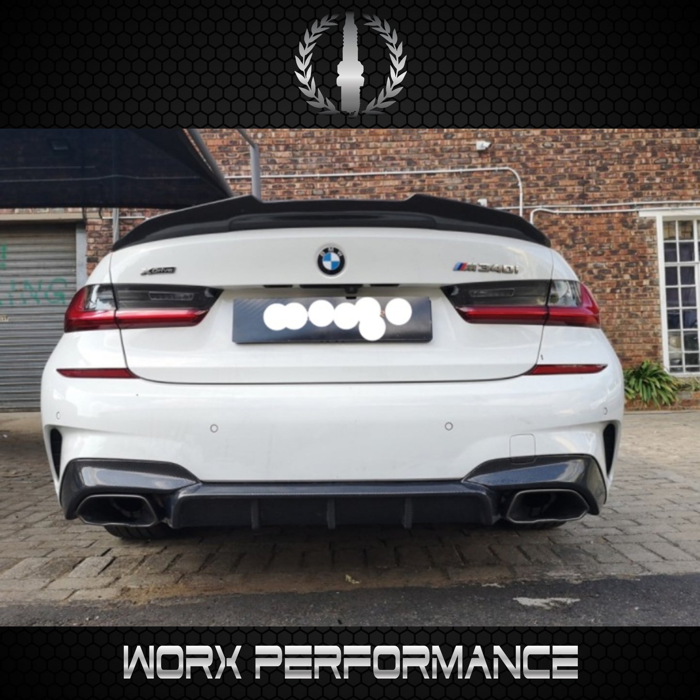 G20 E-Style Carbon Fiber Diffuser For 340I